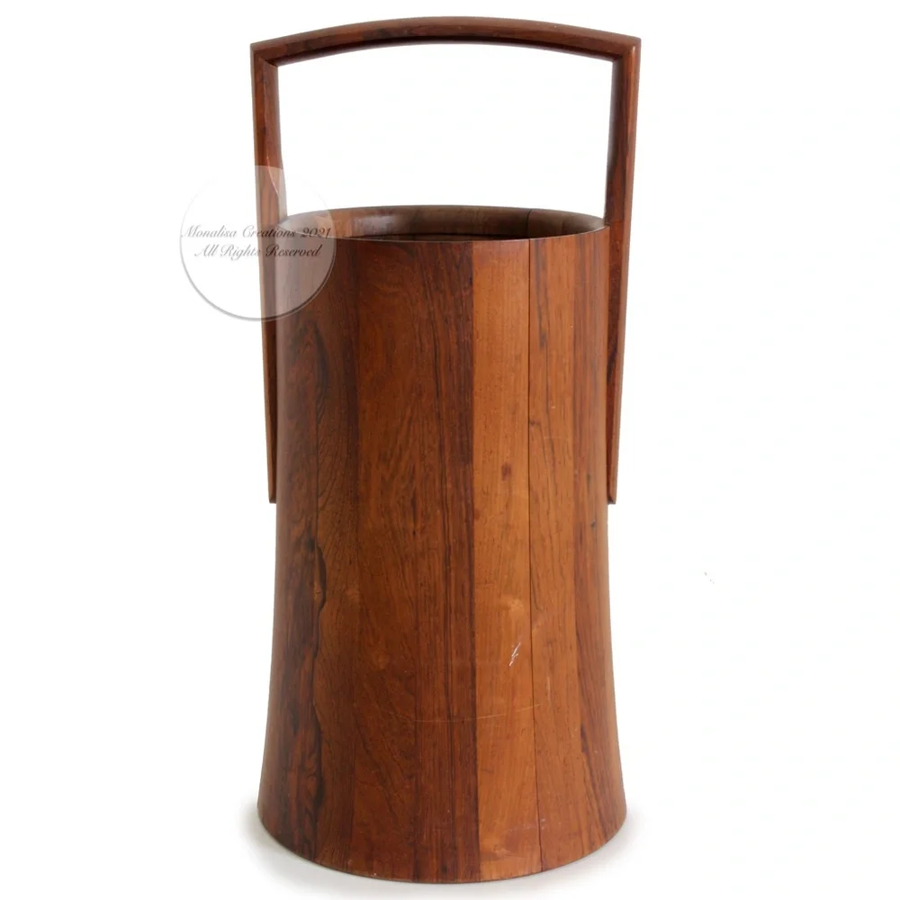 Dansk Palisander Ice Bucket Jens Quistgaard Staved Teak Rare MCM Vintage Modern